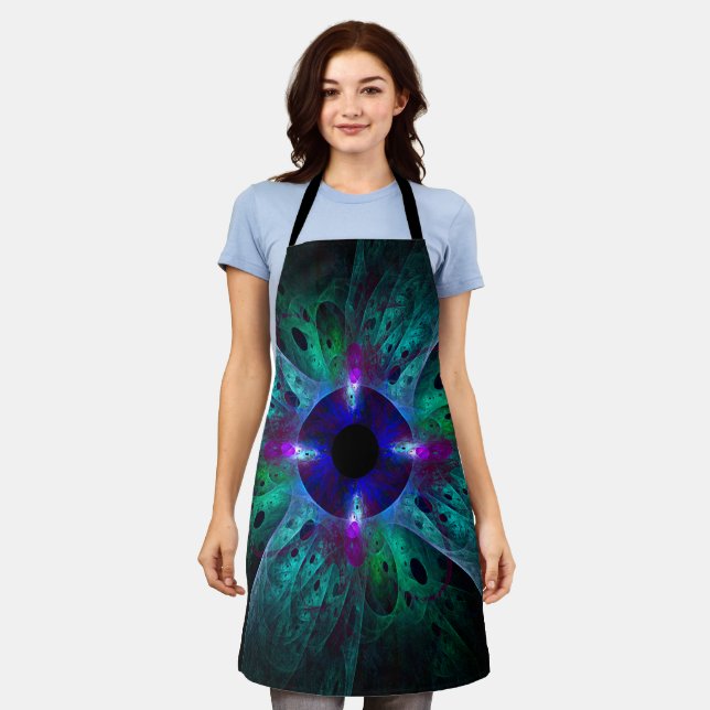 The Eye Abstract Art Apron (Worn)