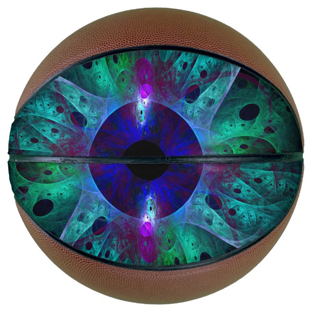 The Eye Abstract Art Basketball (Front)