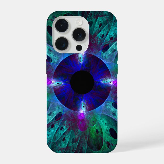 The Eye Abstract Art iPhone Case (Back)