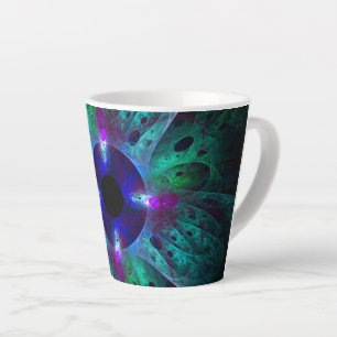 The Eye Abstract Art Latte Mug