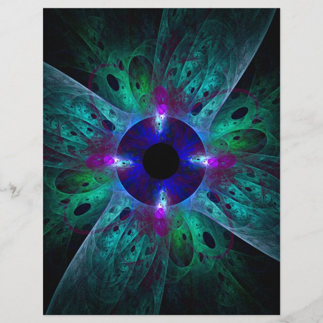 The Eye Abstract Art Letterhead (Front)