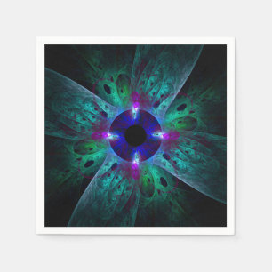 The Eye Abstract Art Napkin