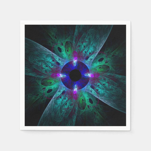 The Eye Abstract Art Napkin (Front)