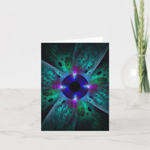 The Eye Abstract Art Note Card