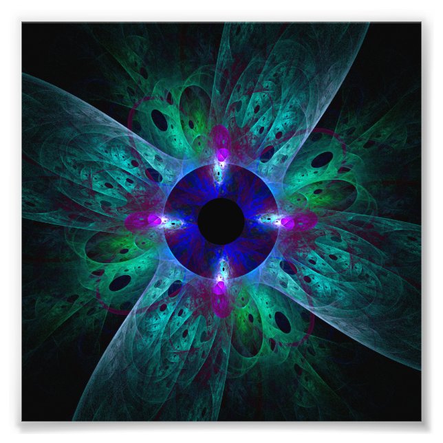 The Eye Abstract Art Photo Print (Front)