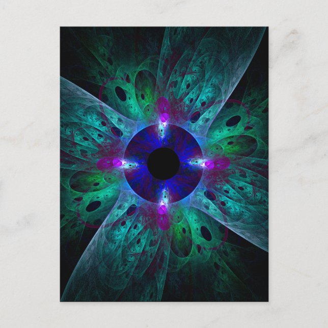 The Eye Abstract Art Postcard (Front)