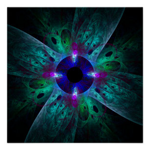The Eye Abstract Art Poster