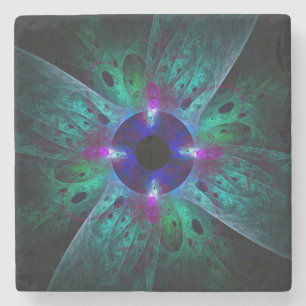 The Eye Abstract Art Stone Coaster