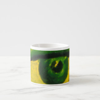 The Eye - Gold & Emerald Awareness Espresso Cup