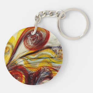 The Eye of God by Georgiana Houghton  Key Ring