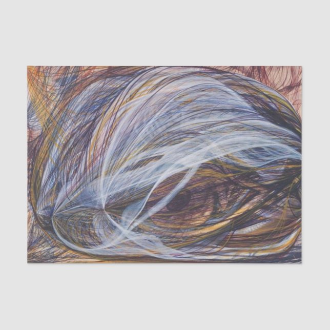 The Eye of God by Georgiana Houghton Tissue Paper (Front)