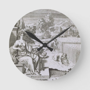 The Eye of God Watches the Harvest, illustration f Round Clock