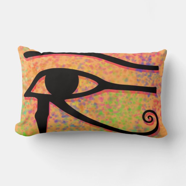 The Eye of Horus Lumbar Cushion (Front)