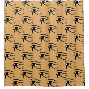 The Eye of Horus Pattern Shower Curtain