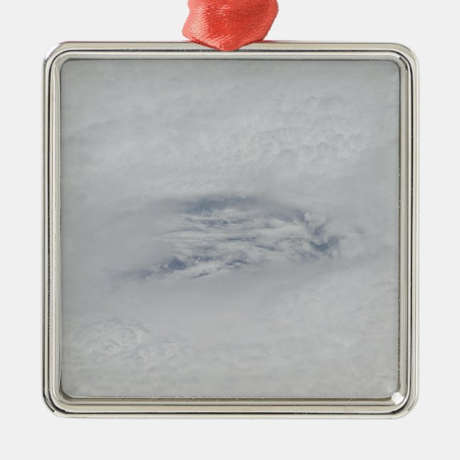 The eye of Hurricane BIll Metal Ornament (Front)