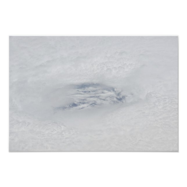 The eye of Hurricane BIll Photo Print (Front)