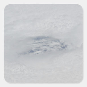 The eye of Hurricane BIll Square Sticker