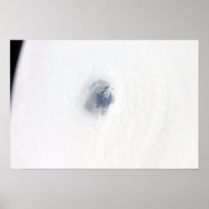 The eye of Hurricane Rita Poster