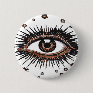 The Eye of Providence 6 Cm Round Badge