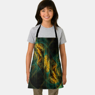 The Eye of the Jungle Abstract Art Apron