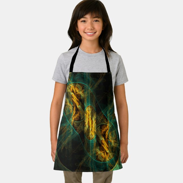 The Eye of the Jungle Abstract Art Apron (Insitu)