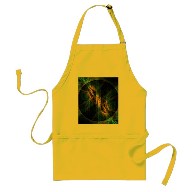 The Eye of the Jungle Abstract Art Apron (Front)