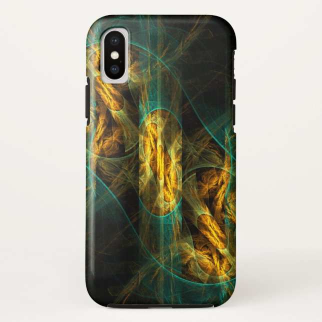 The Eye of the Jungle Abstract Art Case-Mate iPhone Case (Back)