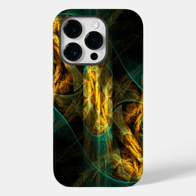 The Eye of the Jungle Abstract Art Case-Mate iPhone Case (Back)