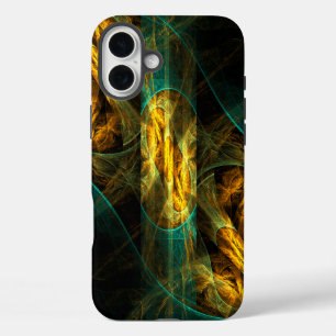 The Eye of the Jungle Abstract Art iPhone 16 Plus Case
