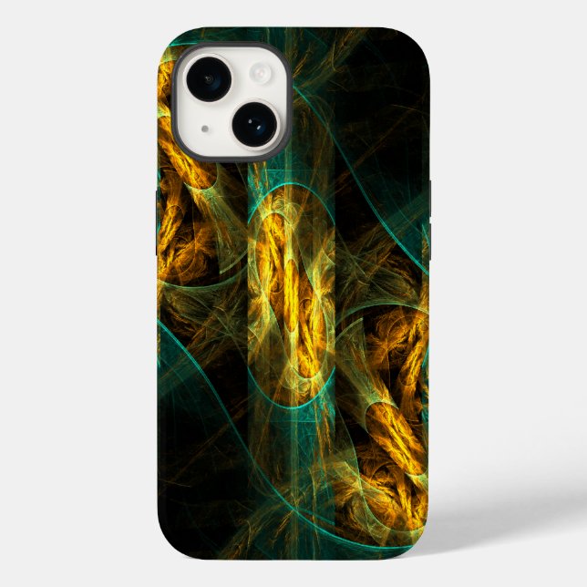 The Eye of the Jungle Abstract Art Case-Mate iPhone Case (Back)