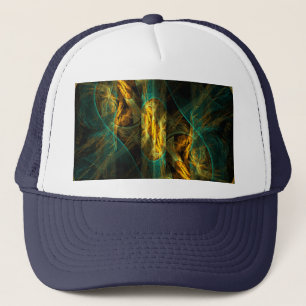 The Eye of the Jungle Abstract Art Hat