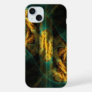 The Eye of the Jungle Abstract Art iPhone 15 Plus Case