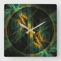 The Eye of the Jungle Abstract Art Square