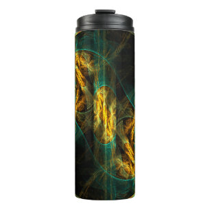The Eye of the Jungle Abstract Art Thermal Tumbler