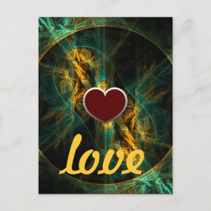 The Eye of the Jungle Love Postcard