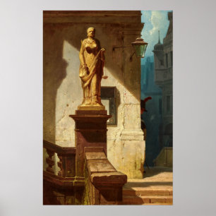 The Eye of the Law, Justice by Carl Spitzweg Poster