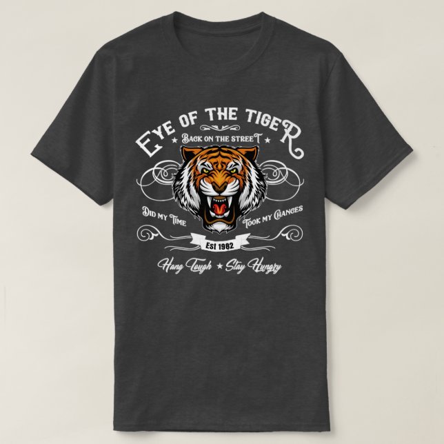 The Eye of the Tiger Rocky T-Shirt (Design Front)