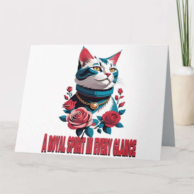 The Eyes of a Noble Feline Card (Front)