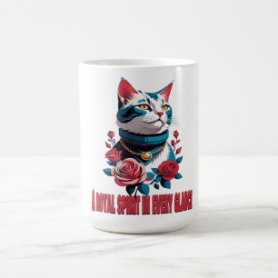 The Eyes of a Noble Feline Coffee Mug