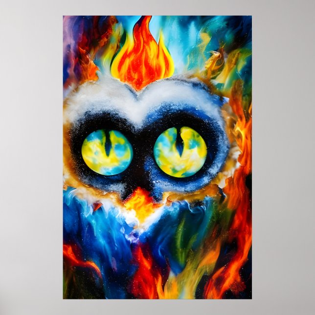 The eyes of the devil poster (Front)