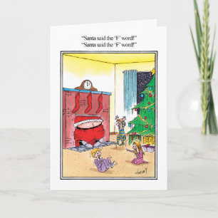 The F Word Humour Greeting Card