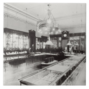 The Faberge Emporium (b/w photo) Tile