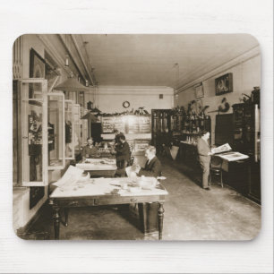 The Faberge Workshop (b/w photo) Mouse Pad