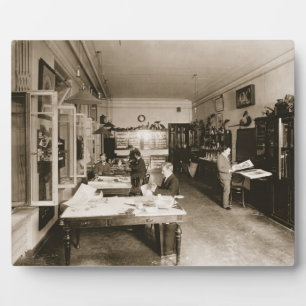 The Faberge Workshop (b/w photo) Plaque