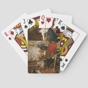 The Fable of Arachne, or The Spinners, c.1657 (oil Playing Cards