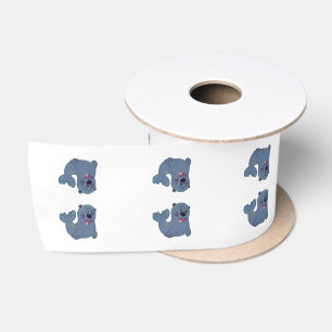 The Fabric Seal At Zazzle Mascot Logo Character Satin Ribbon