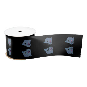 The Fabric Seal At Zazzle Mascot Logo Character Satin Ribbon