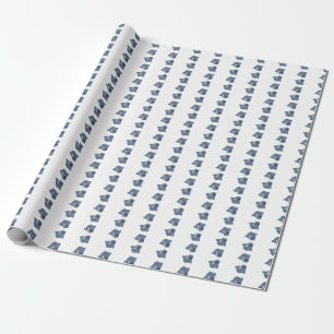 The Fabric Seal At Zazzle Mascot Logo Character Wrapping Paper
