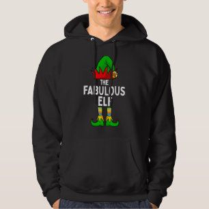 The Fabulous Elf Funny Christmas Matching Family Hoodie