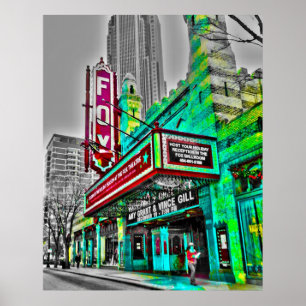 The Fabulous Fox Theatre  Atlanta Georgia Poster